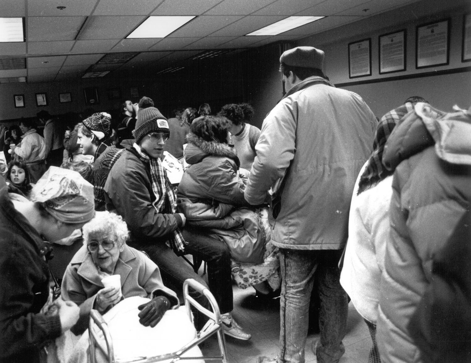 Carroll College students take shelter
